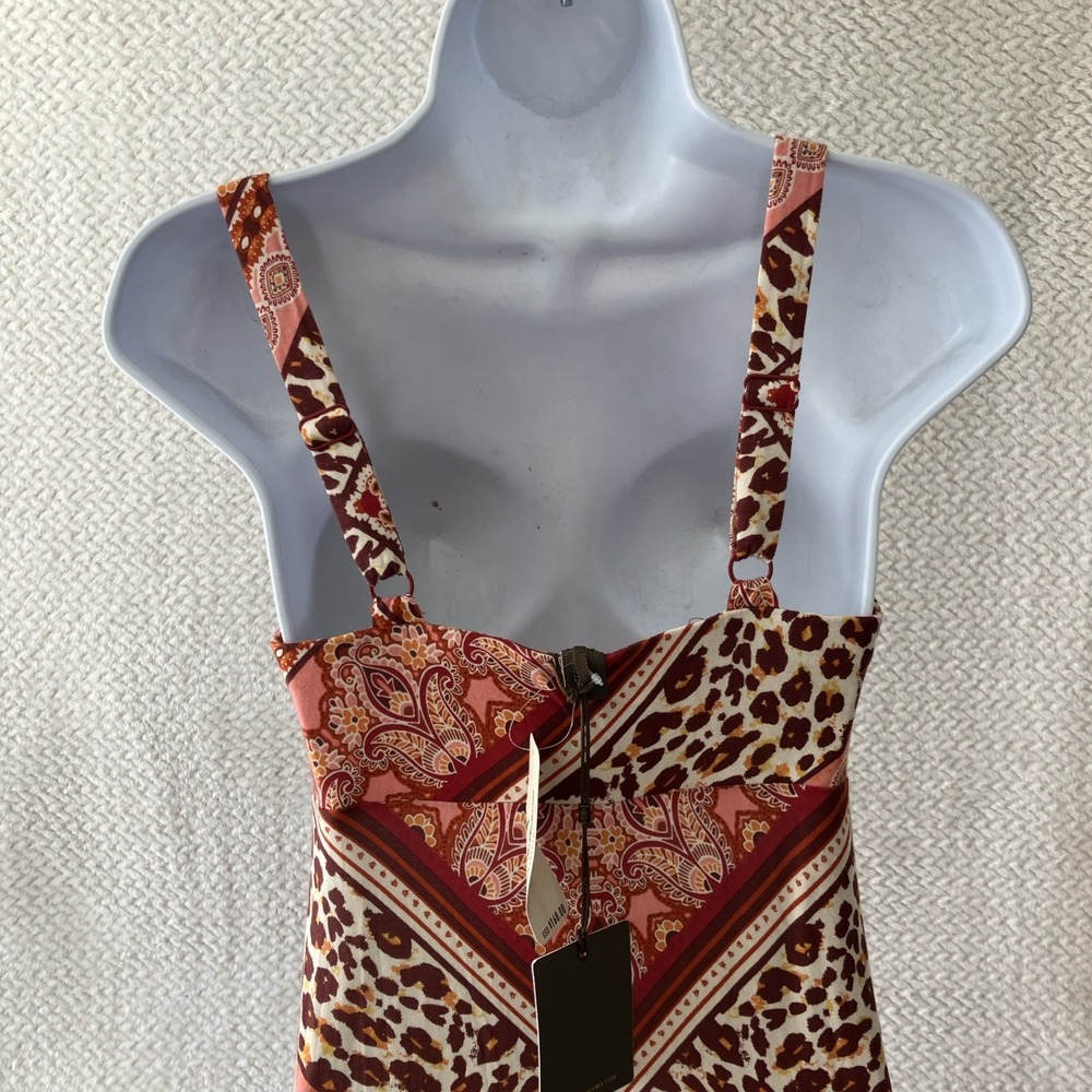 NWT Tommy Bahama Paisley Arcata Maxi Dress XS Rayon Vacation Wedding Boho $168 - Picture 7 of 11